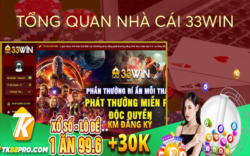 33Win | Truy Cập Nhà Cái 33Win.com Nhận 380K Khuyến Mãi 33win